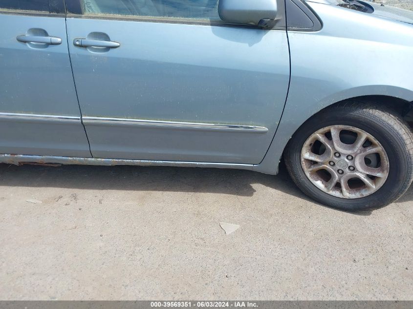 2006 Toyota Sienna Xle Limited VIN: 5TDBA22CX6S062214 Lot: 39569351