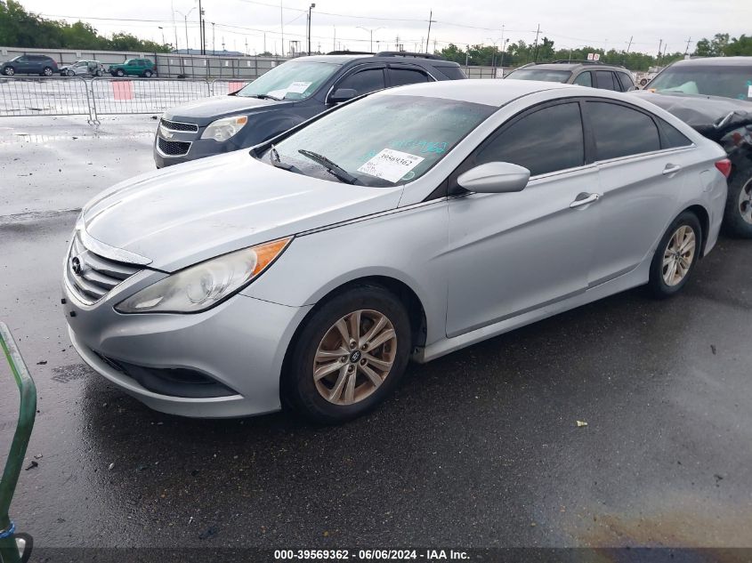 2014 Hyundai Sonata Gls VIN: 5NPEB4AC0EH862810 Lot: 39569362