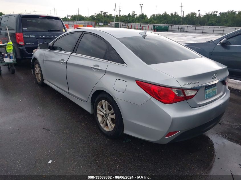 2014 Hyundai Sonata Gls VIN: 5NPEB4AC0EH862810 Lot: 39569362