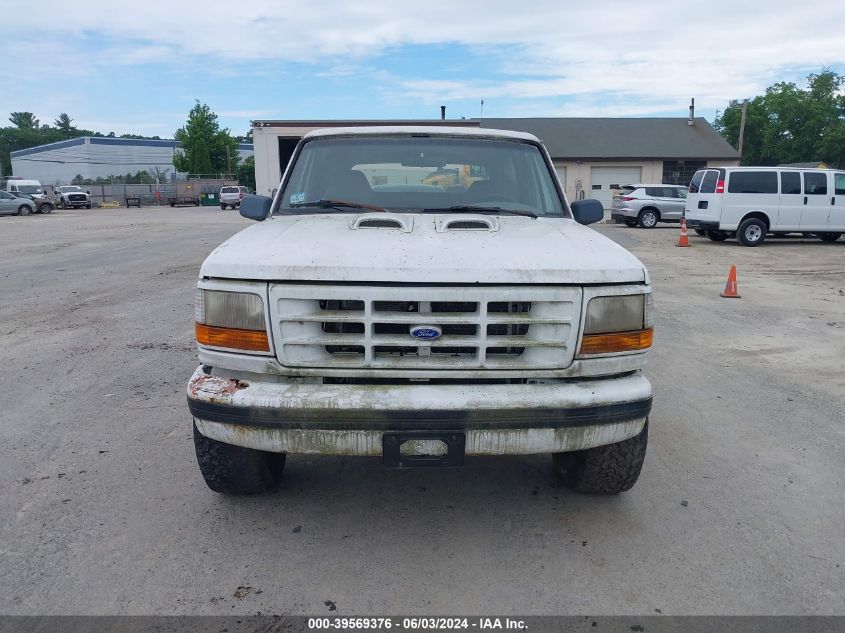 1996 Ford Bronco U100 VIN: 1FMEU15H2TLA23292 Lot: 39569376