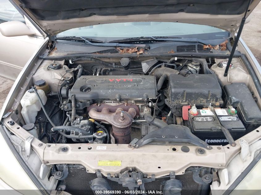 2004 Toyota Camry Le VIN: 4T1BE32K24U325172 Lot: 39569390