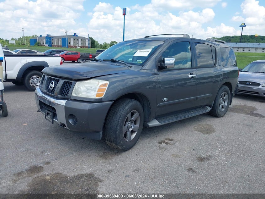 2005 Nissan Armada Se VIN: 5N1AA08B15N702213 Lot: 39569400