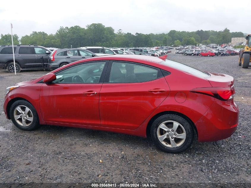 2014 Hyundai Elantra Se VIN: 5NPDH4AE5EH540241 Lot: 39569413