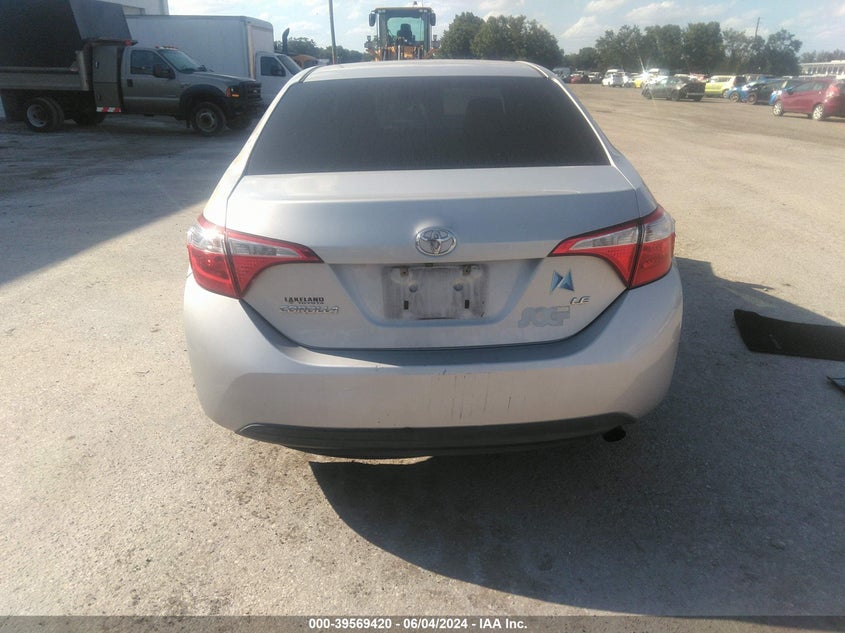 2014 Toyota Corolla Le VIN: 2T1BURHE5EC211063 Lot: 39569420