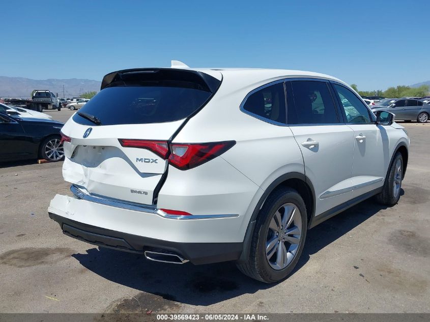 5J8YE1H30NL013654 2022 Acura Mdx Standard