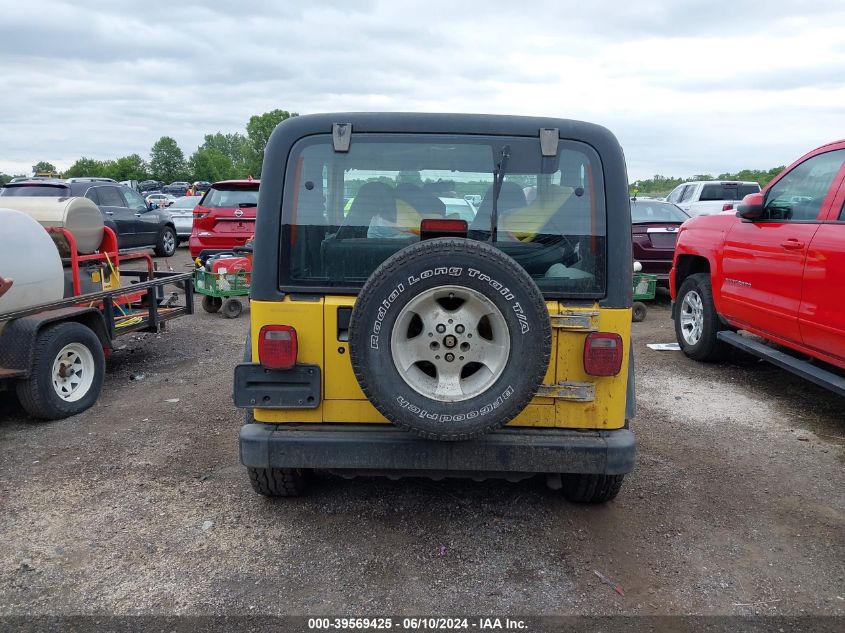 2000 Jeep Wrangler Sport VIN: 1J4FA49S4YP757175 Lot: 39569425