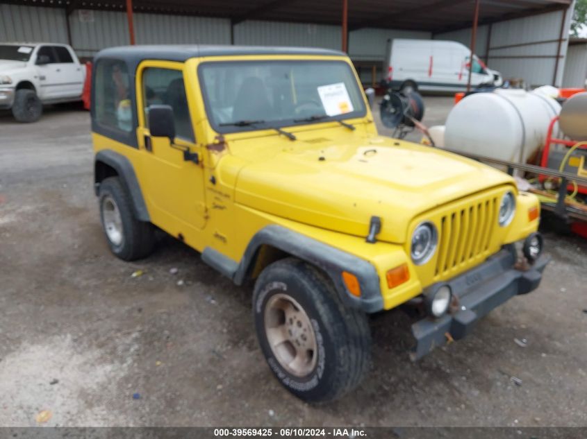 2000 Jeep Wrangler Sport VIN: 1J4FA49S4YP757175 Lot: 39569425