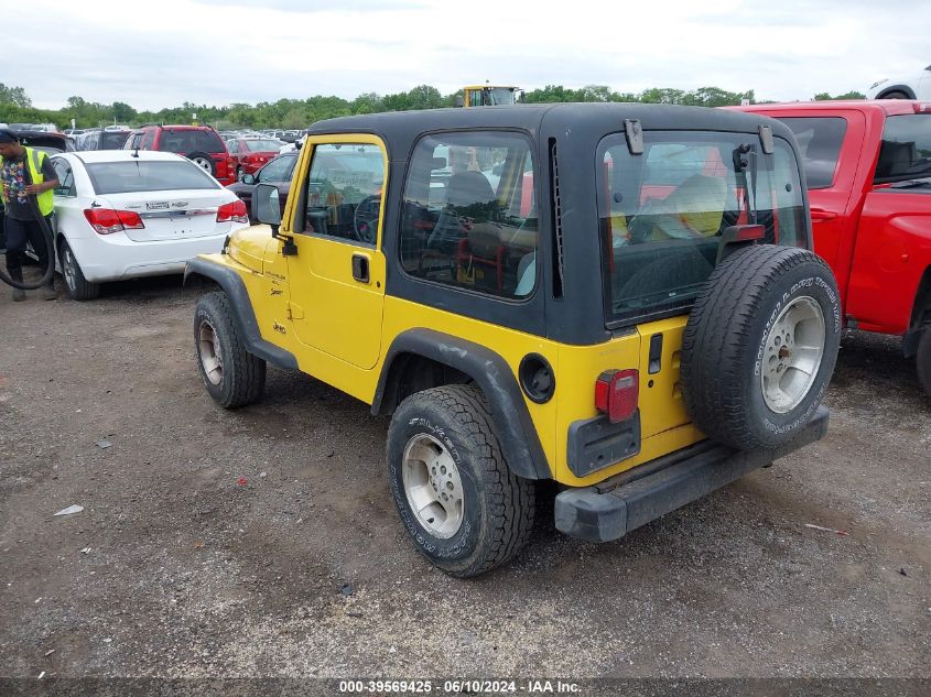 2000 Jeep Wrangler Sport VIN: 1J4FA49S4YP757175 Lot: 39569425