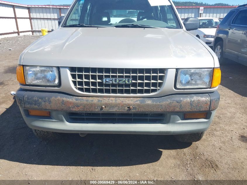 1997 Isuzu Rodeo S/Ls VIN: 4S2CM58V1V4347436 Lot: 39569429