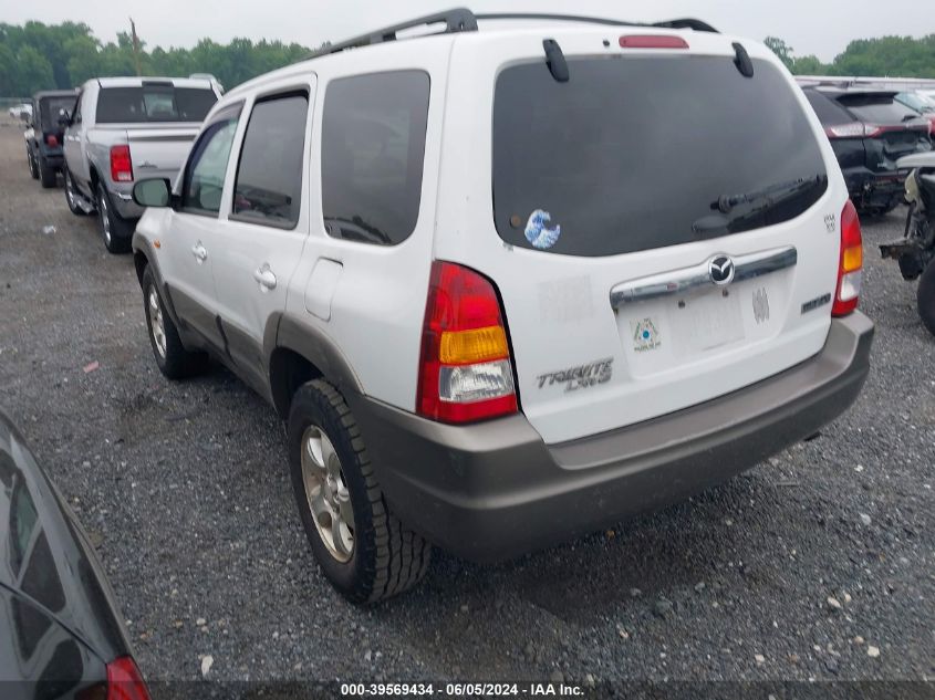 2003 Mazda Tribute Lx V6 VIN: 4F2YZ04143KM12376 Lot: 39569434