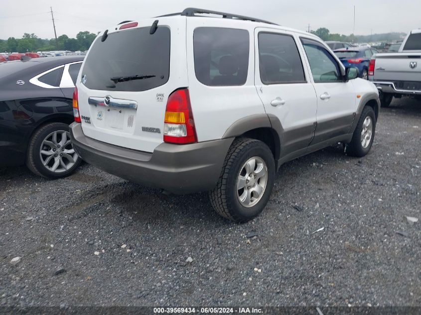 2003 Mazda Tribute Lx V6 VIN: 4F2YZ04143KM12376 Lot: 39569434