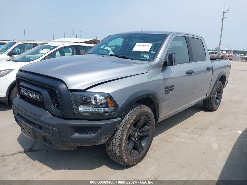 2024 Ram 1500 Classic Warlock 4X2 5'7 Box VIN: 1C6RR6LG8RS127807 Lot: 39569486