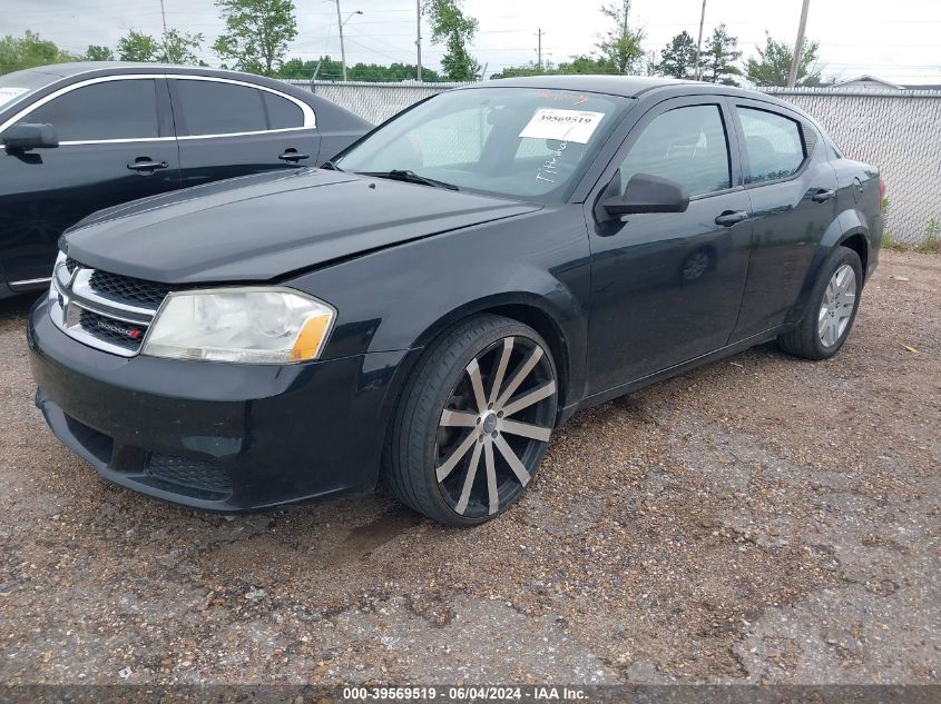 2013 Dodge Avenger Se VIN: 1C3CDZAB6DN682689 Lot: 39569519