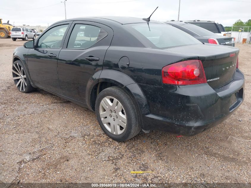 2013 Dodge Avenger Se VIN: 1C3CDZAB6DN682689 Lot: 39569519