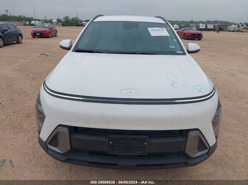 2024 Hyundai Kona Sel VIN: KM8HBCABXRU125202 Lot: 39569535