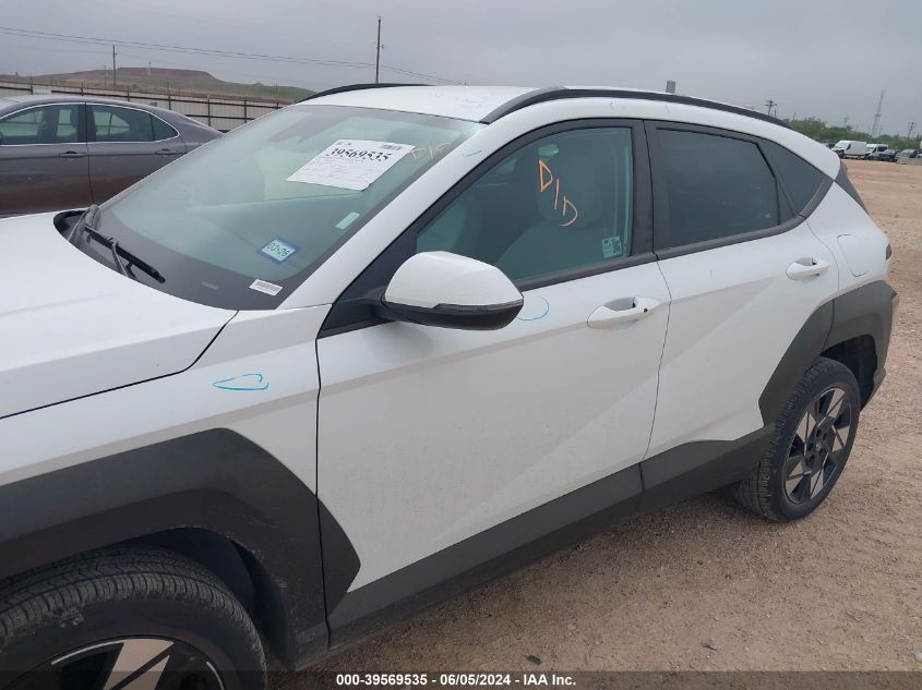 2024 Hyundai Kona Sel VIN: KM8HBCABXRU125202 Lot: 39569535