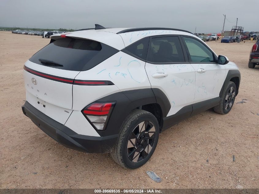 2024 Hyundai Kona Sel VIN: KM8HBCABXRU125202 Lot: 39569535