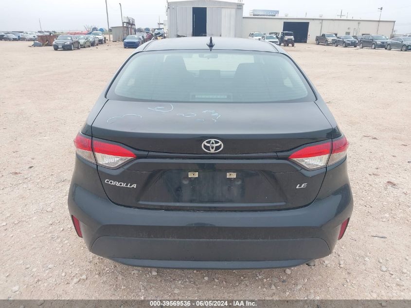 2022 Toyota Corolla Le VIN: 5YFEPMAE2NP370107 Lot: 39569536