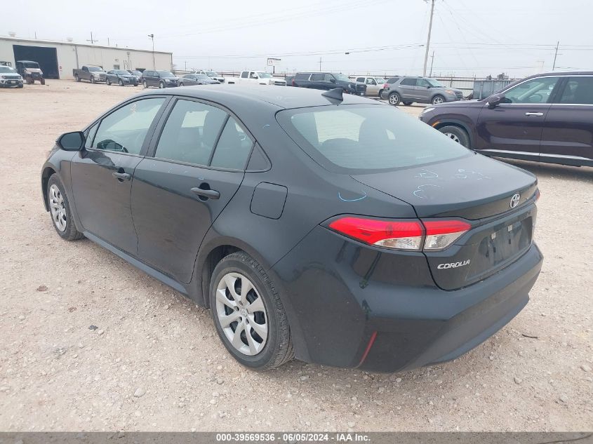 2022 Toyota Corolla Le VIN: 5YFEPMAE2NP370107 Lot: 39569536