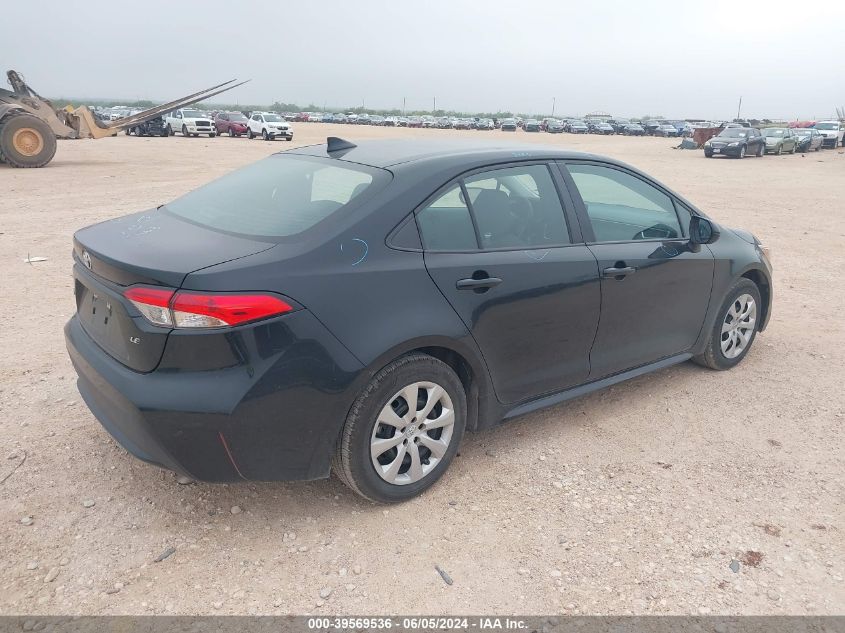 2022 Toyota Corolla Le VIN: 5YFEPMAE2NP370107 Lot: 39569536