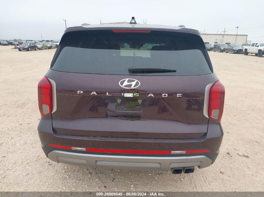 2024 Hyundai Palisade Sel VIN: KM8R24GE7RU712338 Lot: 39569540