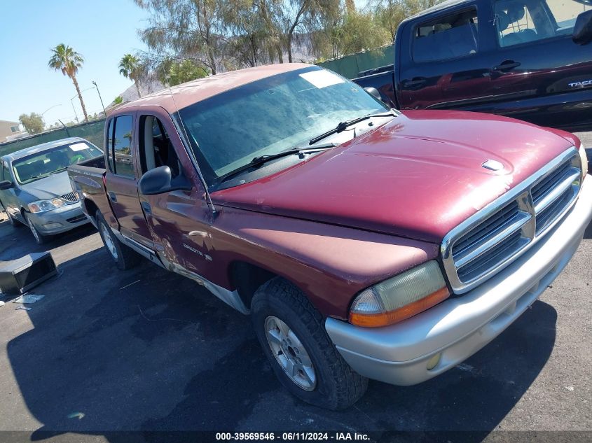 2002 Dodge Dakota Quad Slt VIN: 1B7HL48N92S604428 Lot: 39569546