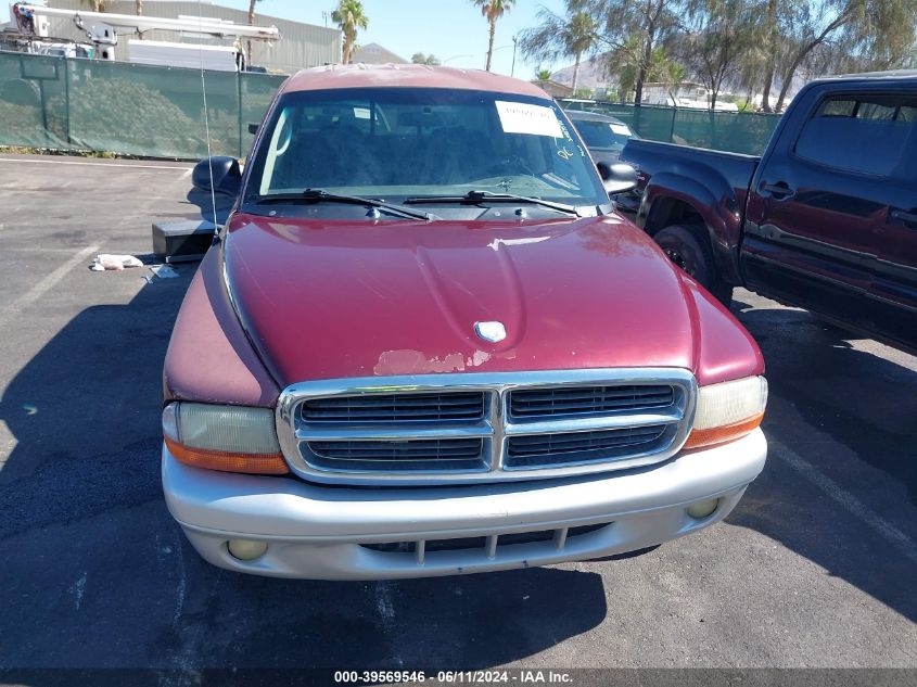 2002 Dodge Dakota Quad Slt VIN: 1B7HL48N92S604428 Lot: 39569546