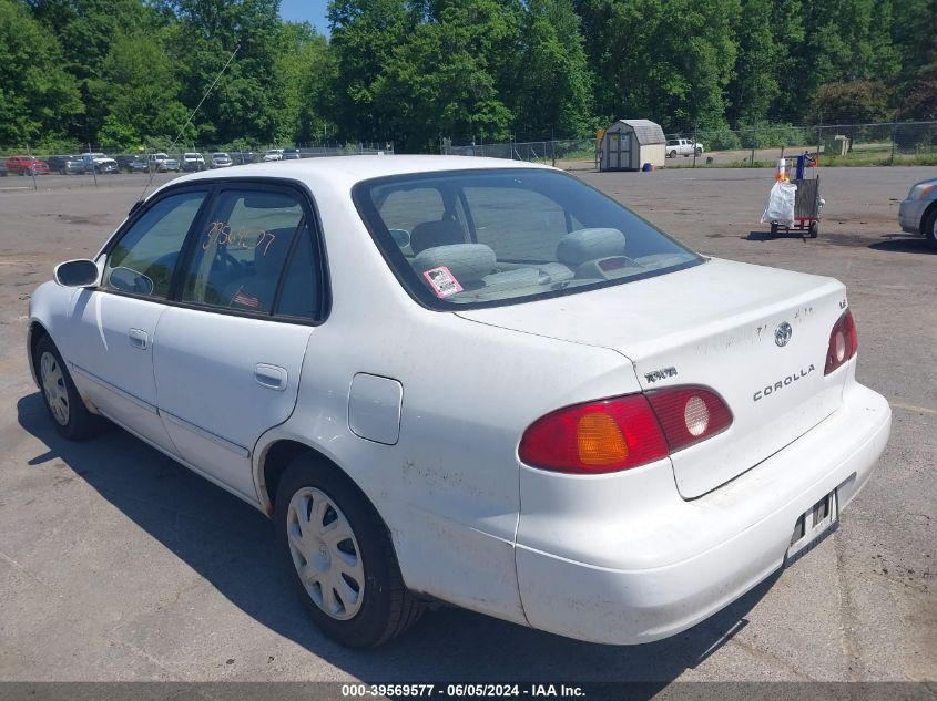 2001 Toyota Corolla Le VIN: 1NXBR12E01Z502901 Lot: 39569577