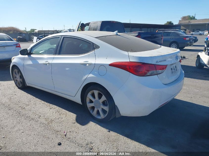 2013 Hyundai Elantra Limited VIN: 5NPDH4AE4DH229804 Lot: 39569584