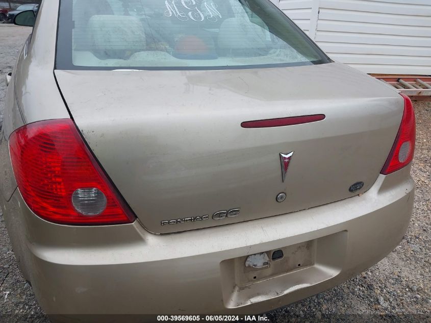 2008 Pontiac G6 Value Leader VIN: 1G2ZF57B784107808 Lot: 39569605