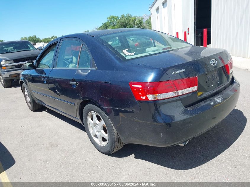 2006 Hyundai Sonata Gls V6/Lx V6 VIN: 5NPEU46F96H012950 Lot: 39569615