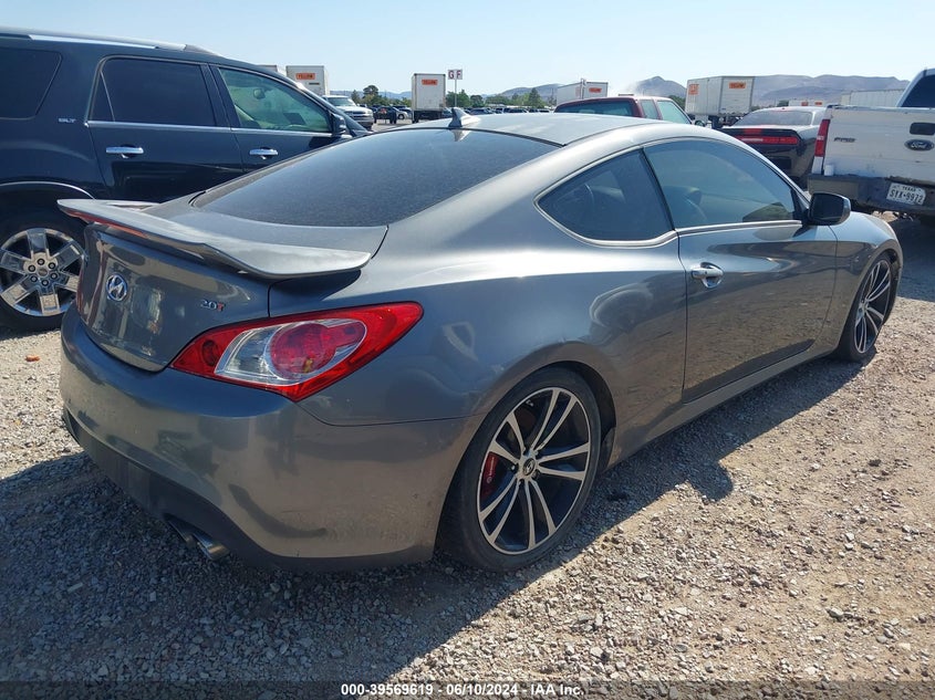 2010 Hyundai Genesis 2.0T Track VIN: KMHHT6KD8AU041334 Lot: 39569619