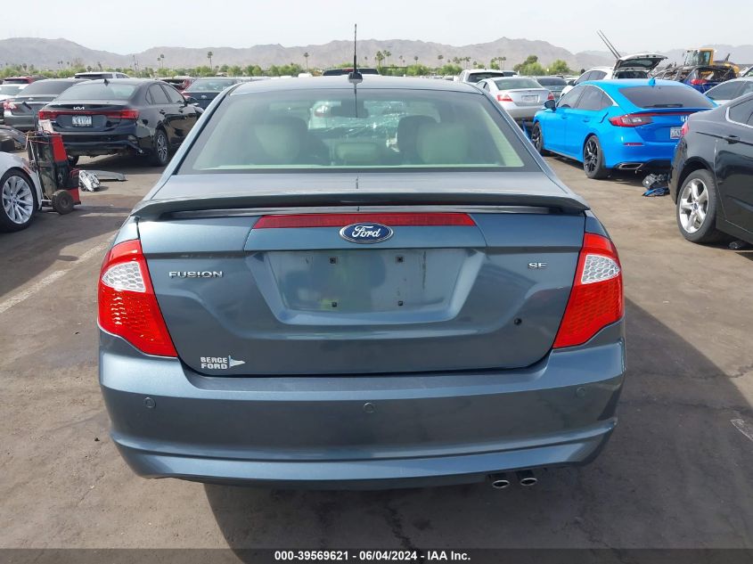 2012 Ford Fusion Se VIN: 3FAHP0HA3CR170133 Lot: 39569621