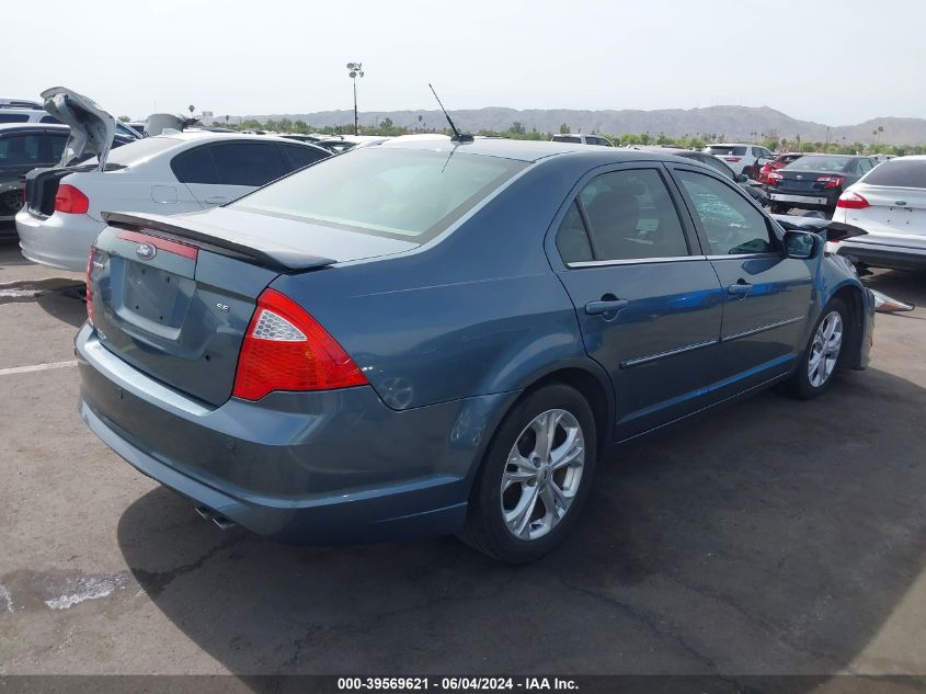 2012 Ford Fusion Se VIN: 3FAHP0HA3CR170133 Lot: 39569621