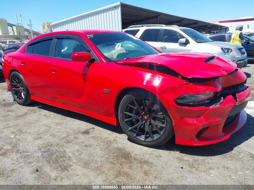 2018 Dodge Charger R/T Scat Pack Rwd VIN: 2C3CDXGJ4JH185003 Lot: 39569650