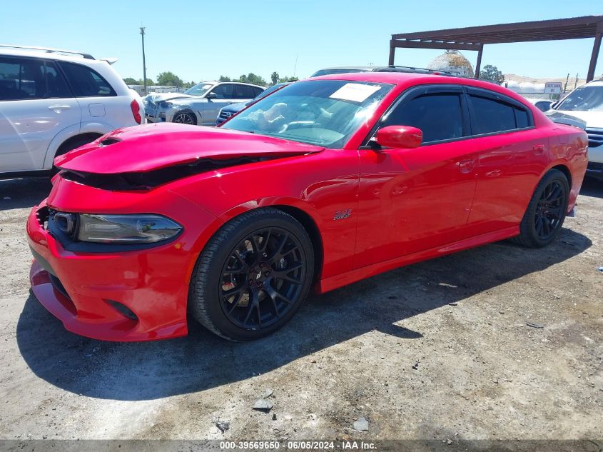 2018 Dodge Charger R/T Scat Pack Rwd VIN: 2C3CDXGJ4JH185003 Lot: 39569650