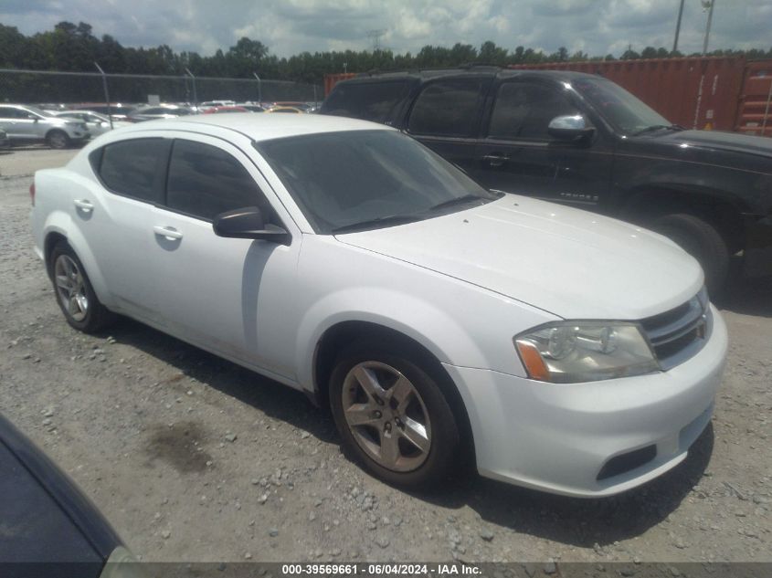 2014 Dodge Avenger Se VIN: 1C3CDZAB6EN199611 Lot: 40741074