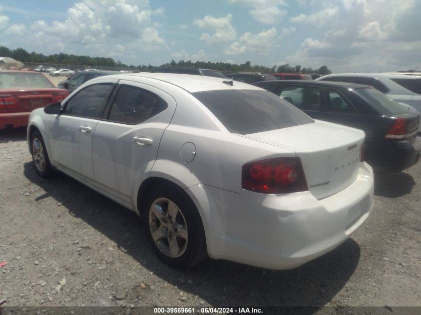 2014 Dodge Avenger Se VIN: 1C3CDZAB6EN199611 Lot: 40741074