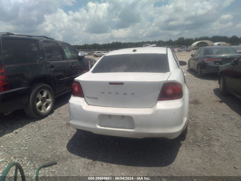 2014 Dodge Avenger Se VIN: 1C3CDZAB6EN199611 Lot: 40741074