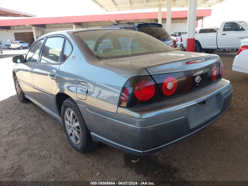 2005 Chevrolet Impala VIN: 2G1WF52E259123884 Lot: 39569664