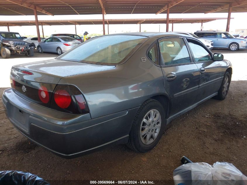 2005 Chevrolet Impala VIN: 2G1WF52E259123884 Lot: 39569664