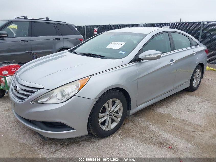 5NPEB4AC5EH827857 2014 Hyundai Sonata Gls