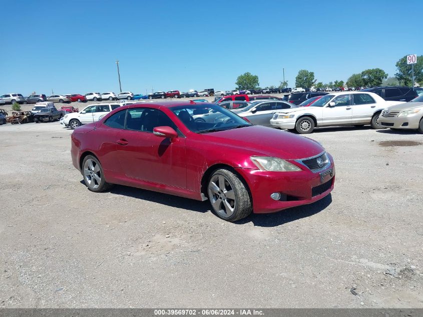 2010 Lexus Is 250C VIN: JTHFF2C21A2511044 Lot: 39569702