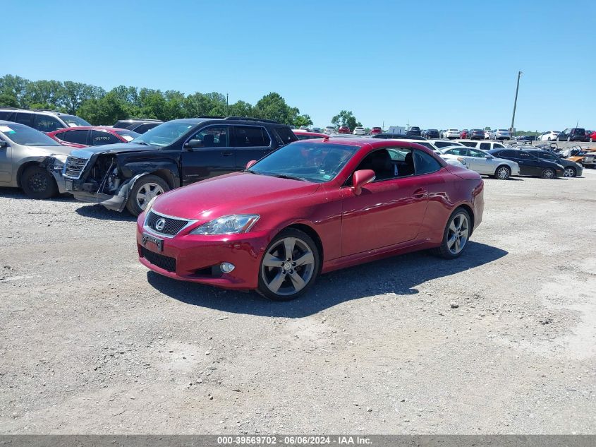 2010 Lexus Is 250C VIN: JTHFF2C21A2511044 Lot: 39569702