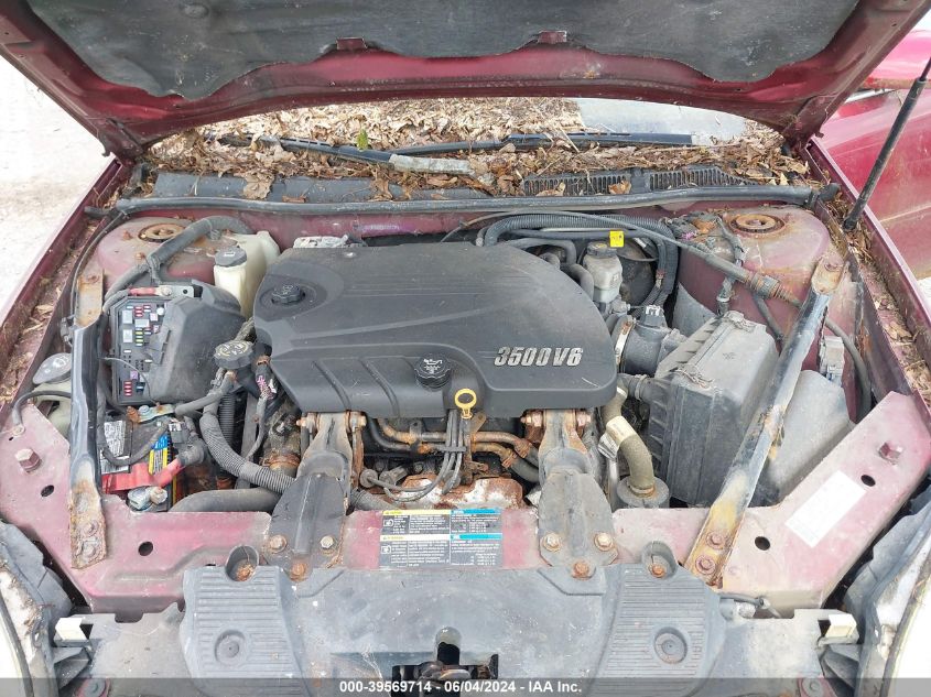 2008 Chevrolet Impala Lt VIN: 2G1WT58N281231134 Lot: 39569714