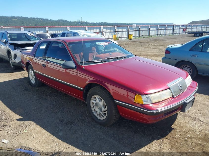 1989 Mercury Cougar Ls VIN: 1MEPM6044KH648999 Lot: 39569740