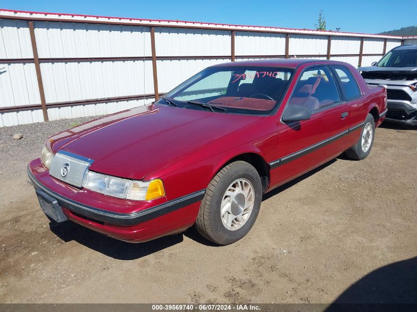 1989 Mercury Cougar Ls VIN: 1MEPM6044KH648999 Lot: 39569740