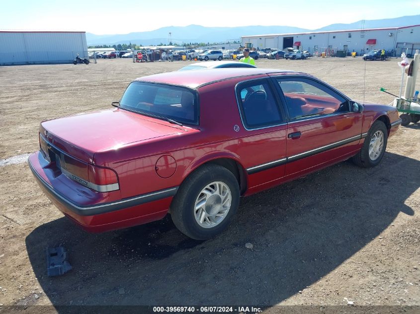 1989 Mercury Cougar Ls VIN: 1MEPM6044KH648999 Lot: 39569740