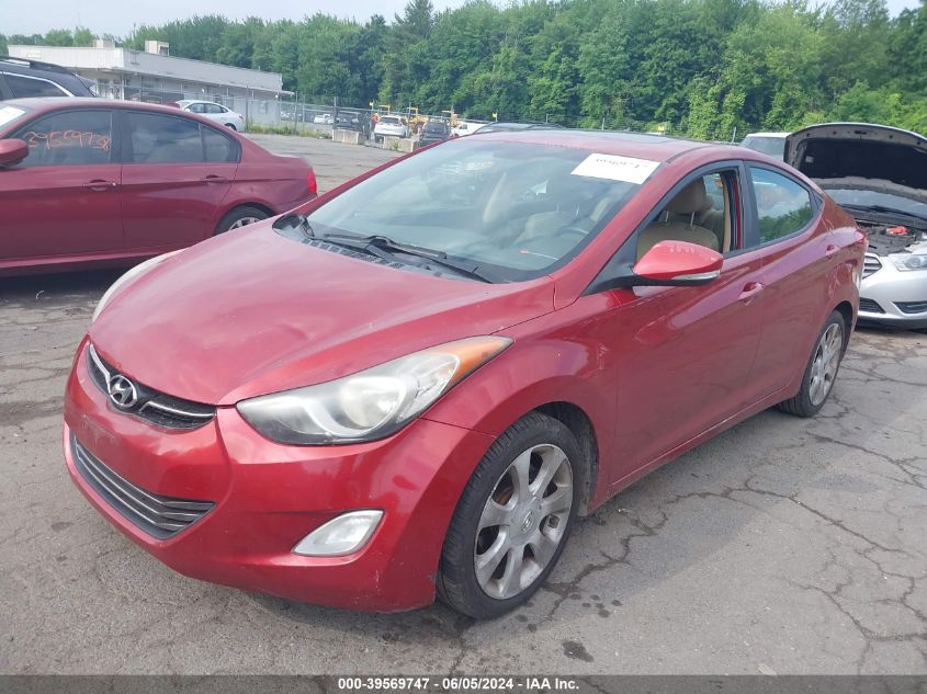 2012 Hyundai Elantra Limited (Ulsan Plant) VIN: KMHDH4AE9CU303055 Lot: 39569747