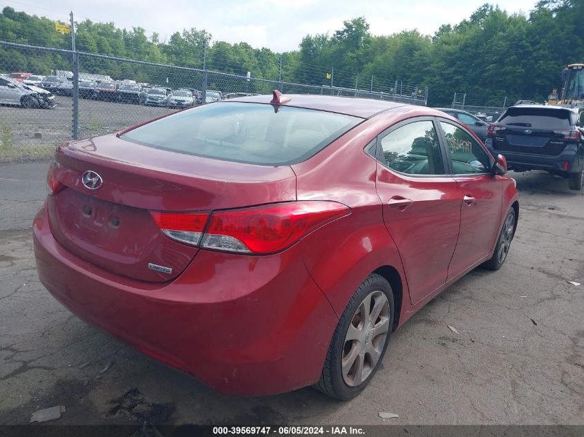 2012 Hyundai Elantra Limited (Ulsan Plant) VIN: KMHDH4AE9CU303055 Lot: 39569747